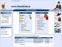 Tablet Screenshot of hoteljobs.ie